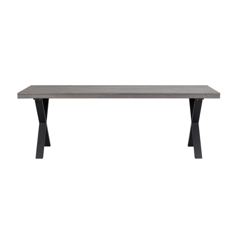 RO Brooklyn Extending Dining Table X 220x95 Dark Brown/Black